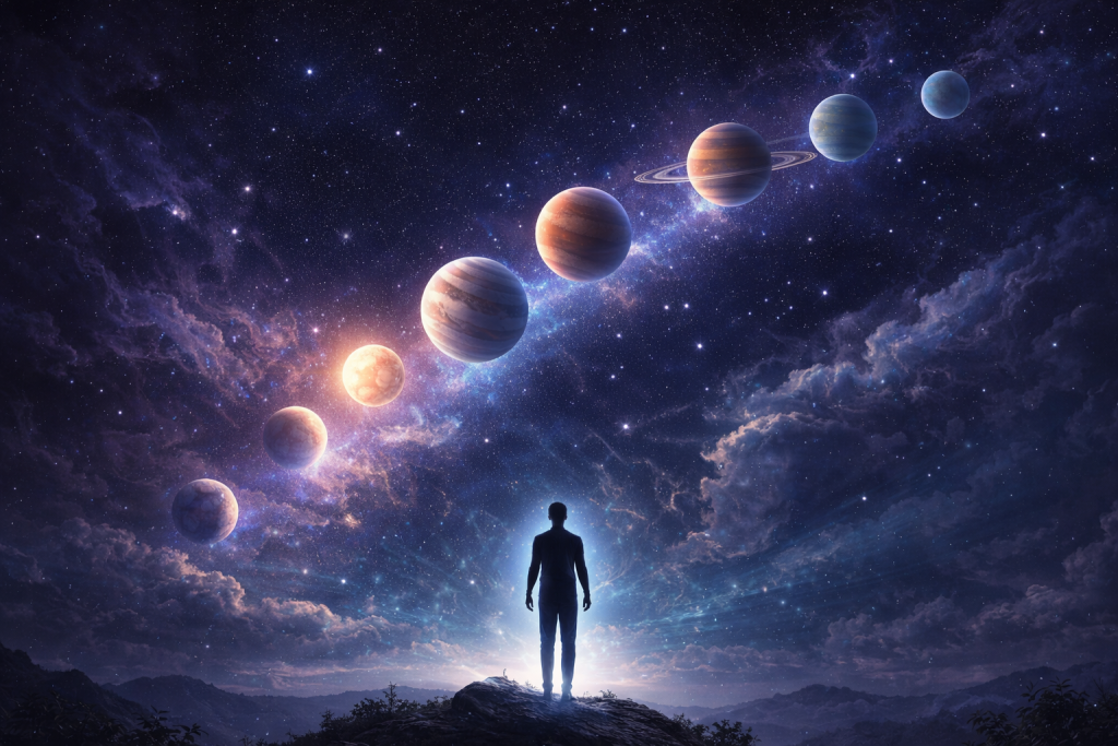 Specatol astrologic RAR cu 6 PLANETE aliniate