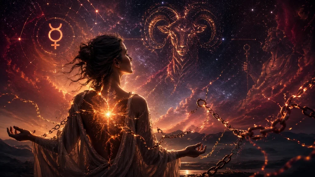 Mercur Chiron din Berbec