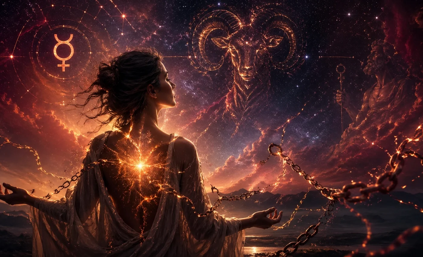 Mercur Chiron din Berbec