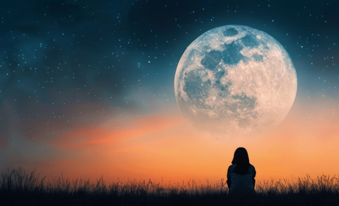 Luna plină albastră în Săgetător din 31 mai 2026