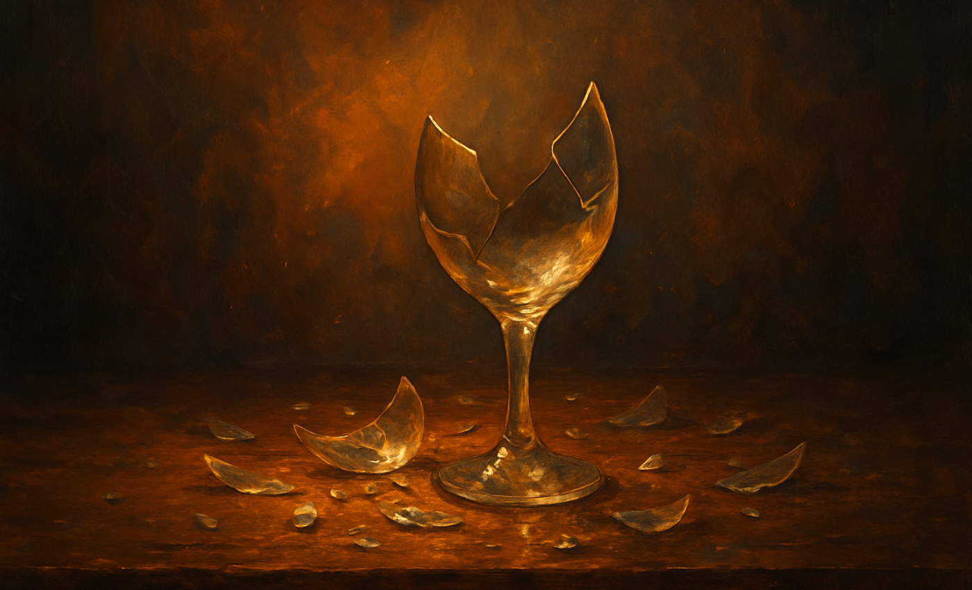 Ce înseamnă când se sparge un pahar