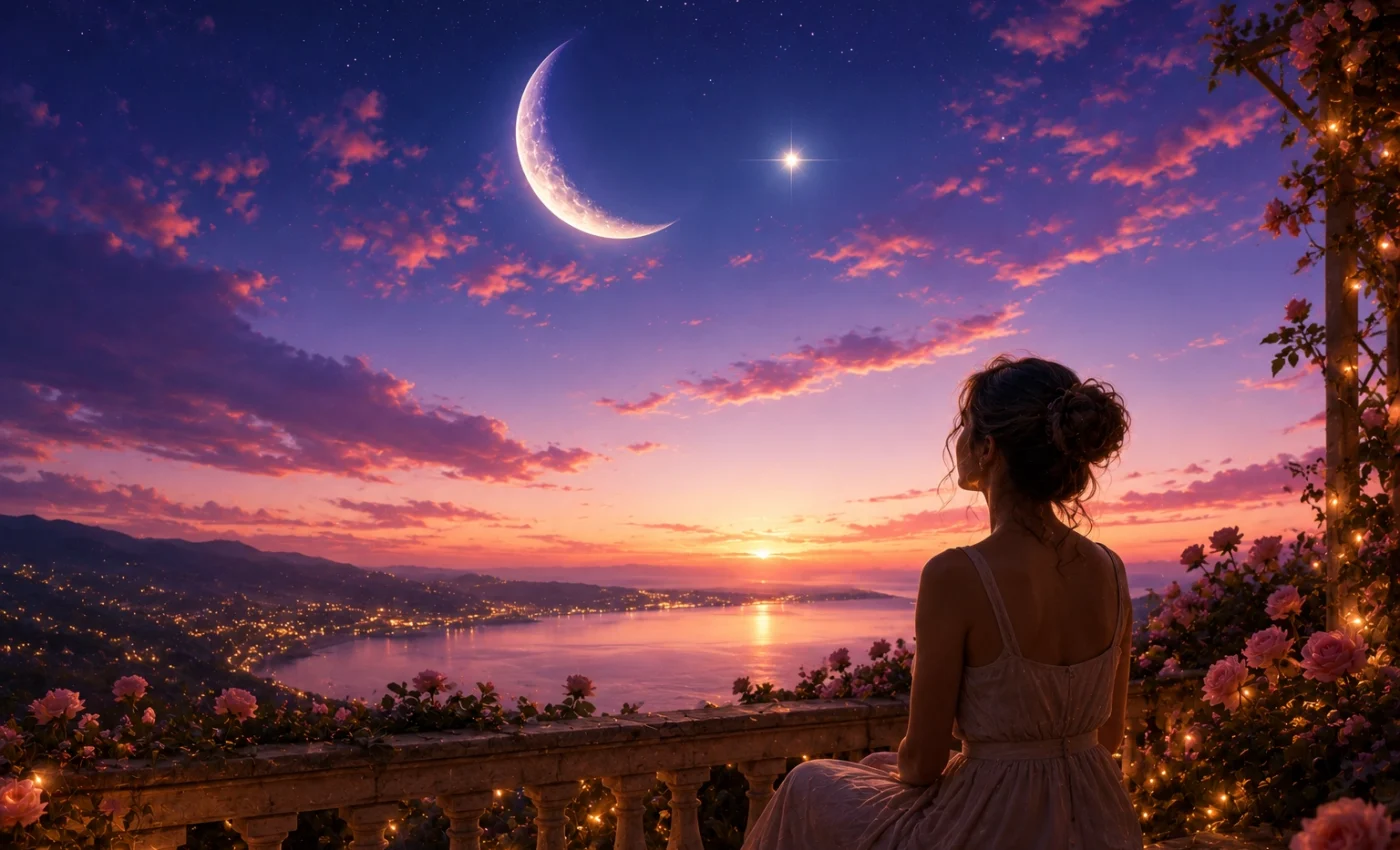 Conjuncție magică Lună–Venus în 17 iunie 2026