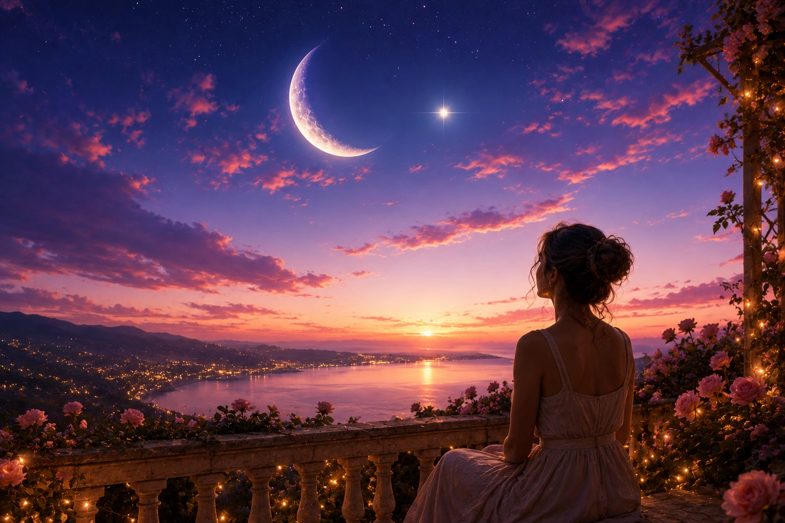 Conjuncție magică Lună–Venus în 17 iunie 2026