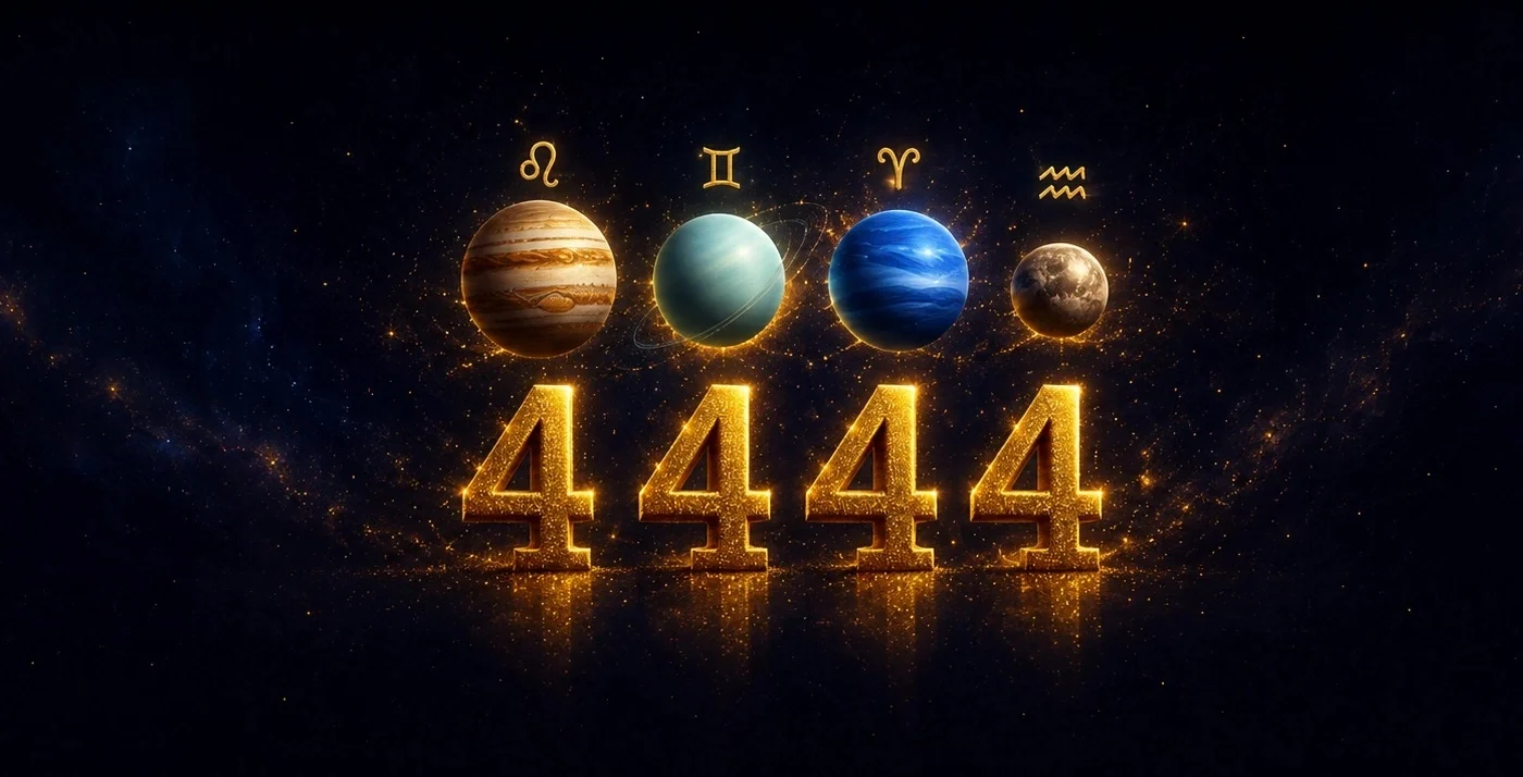 Codul cosmic 4:4:4:4 planete destin zodii