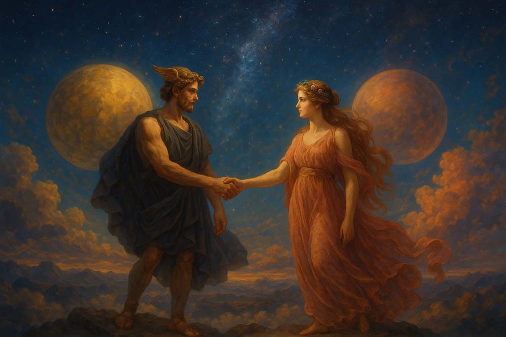 MERCUR VENUS în Scorpion