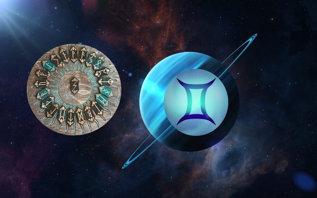 Mesaj rune Uranus în Gemeni